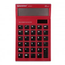Калькулятор настольный 12 разр. "Darvish" 109*174*26мм красный DV-2725-12R