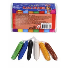 Масса для лепки. Лёгкий пластилин, 6 цв. "Profit" НД-1656