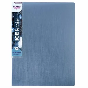 Папка 4 кольца 25 мм А4 "Expert Complete"   Trend ICEberries 700 мкм  d - 17 мм голубика EC211420071