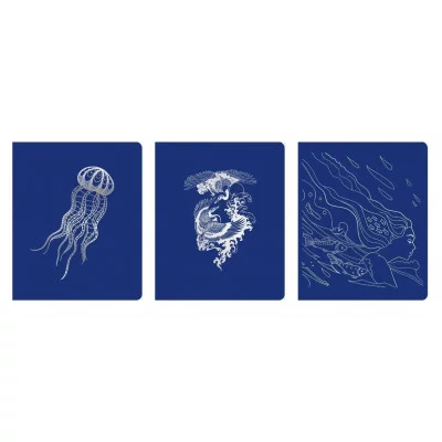 Тетрадь А5 96л "TOTAL BLUE. Dweller" КанцЭксмо ТКФ968789