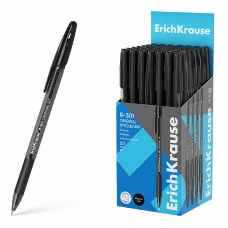 Ручка шариковая ErichKrause R-301 Stick&Grip Original 1.0, цвет чернил черный 60973