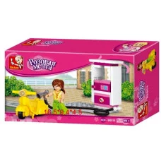 Конструктор "Розовая мечта.Заправочная станция"(137дет) 94173