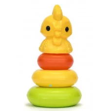 Пирамида "Петушок" с кольцами, 23 см (в сетке, 5 дет.) 9629