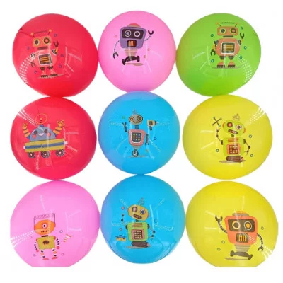 Надувной мяч "Роботы"(22 см,цвет микс,пакет) ( Арт. GQ527-12)   GQ527-12