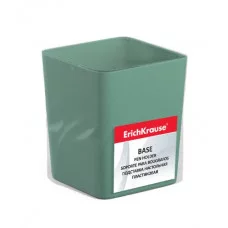 Подставка настольная пластиковая ErichKrause® Base, Powder, оливковая 55821