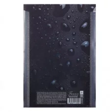 Папка-конверт на кнопке А6 (115*165мм) 0,15мм FIORENZO Черные мотивы 253500 черная с рисунком 253500