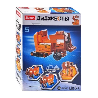 Конструктор "Диджиботы" (110 дет.) (10702070/040620/0116390, Китай ) 38-0819F