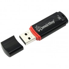 Память Smart Buy "Crown"  32GB, USB 2.0 Flash Drive, черный Smart Buy 244813