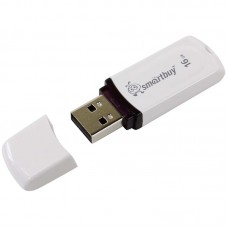 Память Smart Buy "Paean"  16GB, USB 2.0 Flash Drive, белый Smart Buy 248793