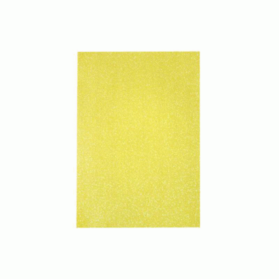 Фоамиран с глиттером 20*30см, EVA, флексика, 2мм. в ОРР: ЖЕЛТЫЙ