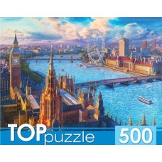 TOPpuzzle. ПАЗЛЫ 500 элементов. ХТП500-4222 ЛОНДОНСКИЙ ПЕЙЗАЖ