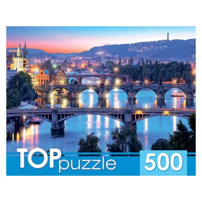 TOPpuzzle. ПАЗЛЫ 500 элементов. КБТП500-6807 Итальянские мосты
