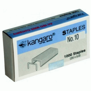 Скобы для степлера №10 Kangaro стальные 1000шт 1239277