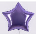 Шар (18\'\'/46 см) Звезда, Сиреневый, 1 шт. 120106