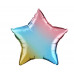 Шар (18\'\'/46 см) Звезда, Нежная радуга, Градиент, 1 шт. 17276