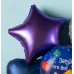 Шар (18\'\'/46 см) Звезда, Фиолетовый, 1 шт. 301500V
