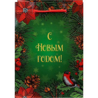 Пакет подарочный с глянц.ламин.14х20х6,5см(MS)Лесное цветение,157г(собс.раз.) ПКП-6637