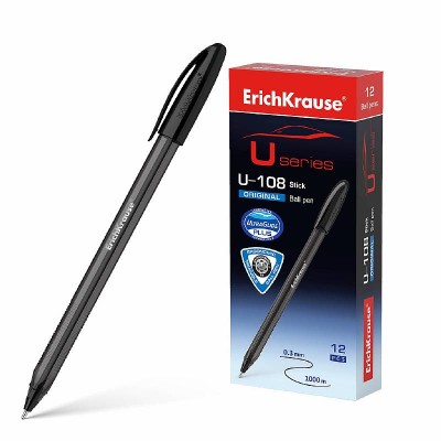 Ручка шариковая ErichKrause® U-108 Stick Original 1.0, Ultra Glide Technology, цвет чернил черный 53739