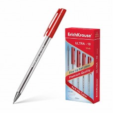 Ручка шариковая ErichKrause® ULTRA-10 Stick Classic, цвет чернил красный 39433