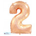 Шар (40\'\'/102 см) Цифра, 2, Розовое Золото, 1 шт. в уп. B901762RG Шар (40\'\'/102 см) Цифра, 2, Розовое Золото, 1 шт. в уп. B901762RG