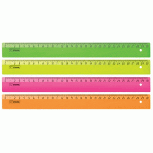 Линейка 30см NEON ассорти СТАММ ЛН310