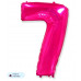 Шар (40\'\'/102 см) Цифра, 7, Фуше, 1 шт. в уп. B901767F