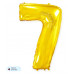 Шар (40\'\'/102 см) Цифра, 7, Золото, 1 шт. в уп. B901767O Шар (40\'\'/102 см) Цифра, 7, Золото, 1 шт. в уп. B901767O