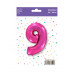 Шар (40\'\'/102 см) Цифра, 9, Фуше, 1 шт. в уп. B901769F