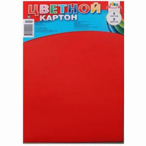 Картон цветной А4 08л 08цв АППЛИКА "Обечайка" С2770-01 699705