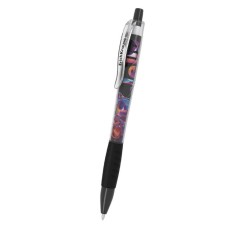 Ручка шариковая автоматическая ErichKrause Butterfly Matic&Grip Jelly Bear 0.7, Super Glide Tech, цвет чернил синий 63687