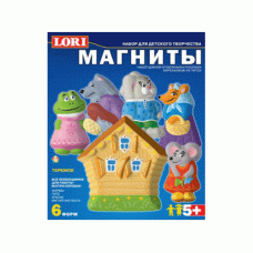 Магниты из гипса "Теремок" М-017