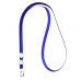 Лента для бейджа ErichKrause 38 см, пластиковый клип, синий 63745