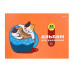 Альбом для рисования А4 24л. КОШКА И КОТЁНОК (24-3769) скрепка, 6+0, лен 24-3769
