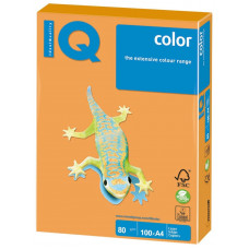 Бумага IQ Color  А4, 80г/м2 цвет неон оранжевый 1 шт.