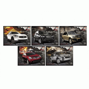 Альбом для рисования 24л А4ф Класс В на скрепке серия -JEEPING- Аль2507