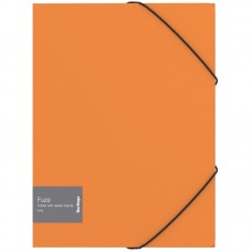Папка на резинке Berlingo "Fuze" А4, 600мкм, оранжевая 306323