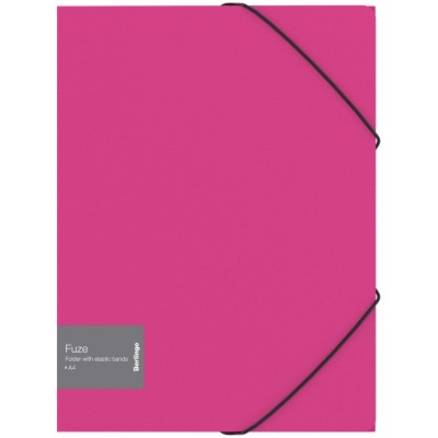 Папка на резинке Berlingo "Fuze" А4, 600мкм, розовая 306325