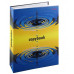 Тетрадь КЛЕТКА 80л. КРУГИ НА ВОДЕ (80-2948), на кольцах, глянцевая ламинац, лен 80-2948