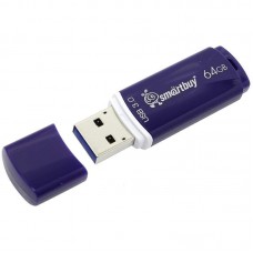 Память Smart Buy "Crown"  64GB, USB 3.0 Flash Drive, синий 248801