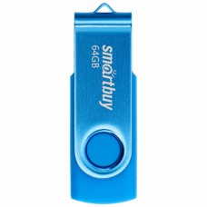 Память Smart Buy "Twist" 64GB, USB 2.0 Flash Drive, синий 365501