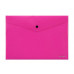 Папка-конверт на кнопке А4, 180мкм, ФУКСИЯ (ПК-8660) ПК-8660