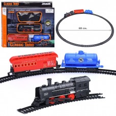 Железная дорога "Классический поезд" 13 предметов, на батарейках, в коробке (10702070/160523/3197495, Китай ) TL19