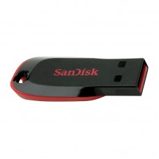 Память SanDisk "Cruzer Blade"  16GB, USB 2.0 Flash Drive, красный, черный 193330