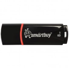 Память Smart Buy "Crown"   8GB, USB 2.0 Flash Drive, черный 227878