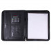 Папка бизнес-органайзер к/з 33х25см +калькулятор+блок А4,чёрного цвета DV-11493