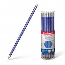 Чернографитный шестигранный карандаш с ластиком  ErichKrause® Grafica 101 HB 45613