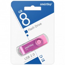 USB флеш накопитель 8 Gb SmartBuy Twist  Pink 114151