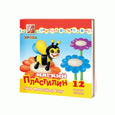 Пластилин ЛУЧ КРОХА 12 цв. 198 г со стеком Луч 109944