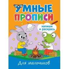 УМНЫЕ ПРОПИСИ. ДЛЯ МАЛЬЧИКОВ 978-5-378-33792-7