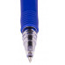 Ручка шариковая Crown "Low Vis" синяя, 0,7мм, грип, штрих-код 207941